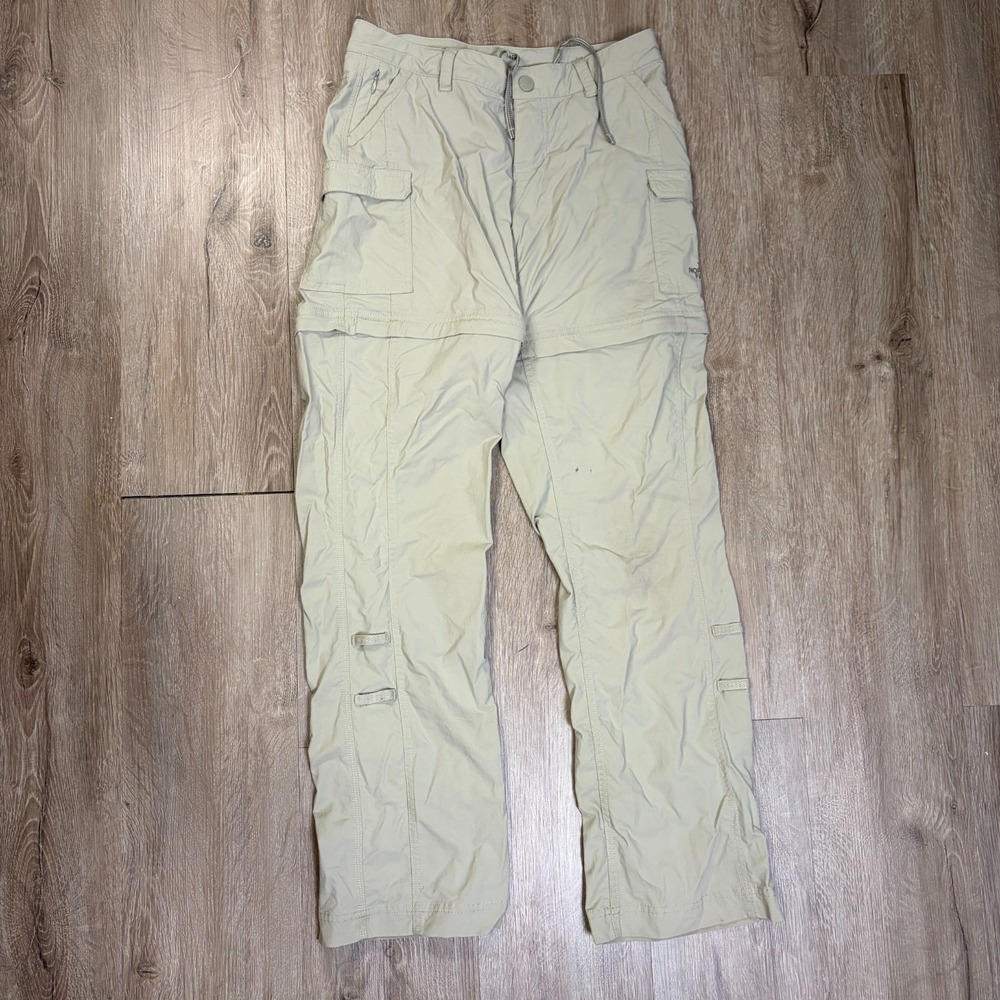 The North Face 2.0 Paramount Pants Convertible Tan Zip Off Hiking NF0A2UMJ 0